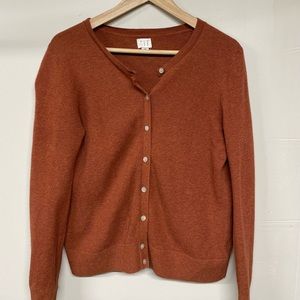 Burnt Orange Cardigan